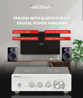Système audio hifi BRZHIFI 3255-A BT5.0 amplificateur numérique haute puissance mini amplificateur classe D 300Wx2 pour Home cinéma stéréo