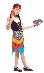 Disfraces coloridos <span class=keywords><strong>de</strong></span> actuación <span class=keywords><strong>de</strong></span> <span class=keywords><strong>Halloween</strong></span> Cosplay hermosa <span class=keywords><strong>de</strong></span> niña <span class=keywords><strong>gitana</strong></span> para niñas pequeñas - Product Image 2