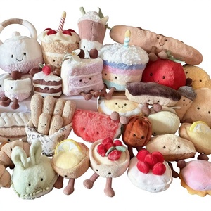 Peluche Ours Bread Story avec pendentif en gelée mignon, Figurine <span class=keywords><strong>de</strong></span> gâteau <span class=keywords><strong>de</strong></span> mariage, Coussin décoratif en forme <span class=keywords><strong>de</strong></span> collation, en polyester, unisexe, vente en gros - Product Image 1
