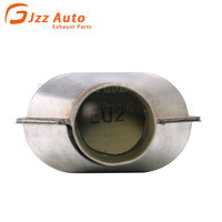 Catback Exhaust System Emission Cleaning TWC Ceramic Catalyst Stainless Steel Universal High Performance Catalytic Converter