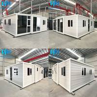 Maison Modulaire Moderne Personnalisée 20ft 40ft Norme AU, 2, 3 ou 4 Chambres, Maisonnette Portable Extensible en Conteneur