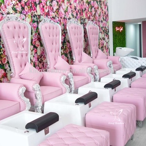 Muebles de salón de belleza para mujer, MESA DE MANICURA de lujo, silla para uñas - Product Image 6
