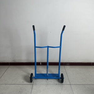 Carrito de Almacenamiento y Transporte para Cilindros de Gas Oxígeno/Acetileno, Estructura Metálica, Diseñado para Transportar Dos Cilindros de 40 Litros - Product Image 1