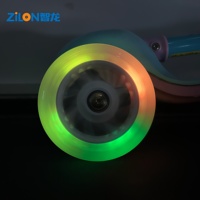Roues de patins à roulettes LED lumineuses clignotantes en PU de 110 mm, multi-tailles, pour trottinettes, draisennes et vélos – Vente directe usine