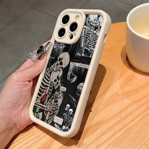 Casing Handphone TPU Anti Benturan Motif Tengkorak Pasangan dengan Desain Lensa Tangga untuk <span class=keywords><strong>iPhone</strong></span> <span class=keywords><strong>X</strong></span> Xr Xs 11 12 13 14 15 16 17 18 Pro Max - Product Image 2