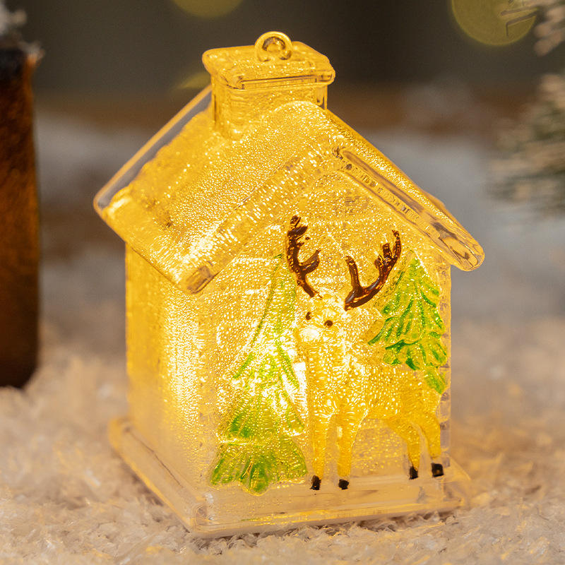 บ้านกวางสีอ่อนโปร่งใส