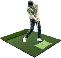 Tapis de golf intérieur/extérieur en T pour la conduite de balançoires Simulateur d'entraînement en gazon artificiel Tapis de frappe de golf pour la pratique