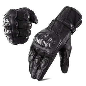 Guantes de Motociclismo de Cuero Celal, con Pantalla Táctil, Impermeables, Antideslizantes, Diseño de Cinco Dedos, Cierre de Tirón, Unisex, para Deportes al Aire Libre - Product Image 2