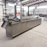Écorces de porc à l'ail frit Machine à frire le poulet complet Système de filtre de friteuse électrique à gaz commercial