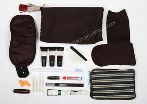 Perlengkapan Perjalanan Pesawat Kustom Perlengkapan Penerbangan Nyaman Set Pesawat Tidur dengan Masker Mata Sandal Tas Penyimpanan Bantal Tiup - Product Image 3