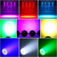 Projecteurs LED Slim PAR RGBW 18x10W pour Mariages, Fêtes, Scènes, Clubs Nocturnes, Concerts, DJ et Événements