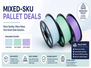 Filamento para Impresora 3D Silk Light Series Pastel PLA 1.75mm 1kg, Acabado Sedoso en Azul Claro, Verde y Morado, para Modelado Suave, Bambu Lab Art - Product Image 4