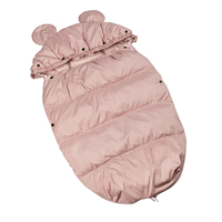 Nouvelle gigoteuse d'hiver pour poussette bébé, grise, pour extérieur, avec rembourrage 100% polyester et coton PP, design sans manches