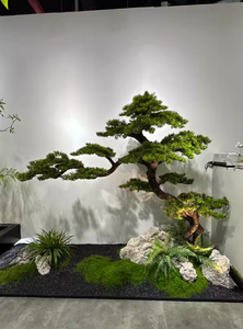 Хит продаж: Искусственное сосное дерево большого размера на заказ для интерьера, бонсай для отелей, ландшафтного дизайна садов и наружного декора - Product Image 6