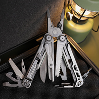 Pince multifonction professionnelle Xhandle MT-05 25-en-1 avec lame en acier inoxydable VG10 et jeu de tournevis pour la survie, le camping et la réparation