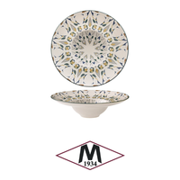 Bol à pâtes en grès Amalfi Ø 25 cm Ø intérieur 12 cm Impression numérique M1934