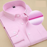 Pour le printemps hommes Slim affaires chemises habillées à manches longues coton vêtements de cérémonie avec motif imprimé Style décontracté hommes robe chemise