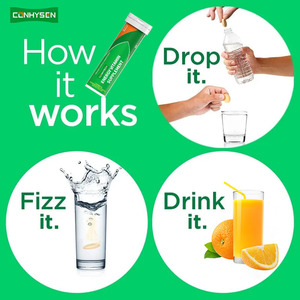 Supplément de vitamines OEM 1000 <span class=keywords><strong>mg</strong></span> <span class=keywords><strong>Vitamine</strong></span> C Saveur d'orange Comprimés effervescents Netteté mentale et soutien énergétique physique - Product Image 5