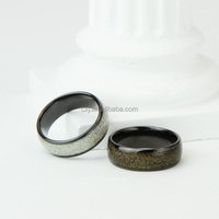 Bague Intelligente NFC en Silicone et Céramique 13,56 MHz avec Puce EV2/EV1 4K, Étanche et Durable pour le Contrôle d'Accès