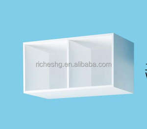 customized design multiple OEM MDF particle board wooden the cube cd storage - Product Image 4