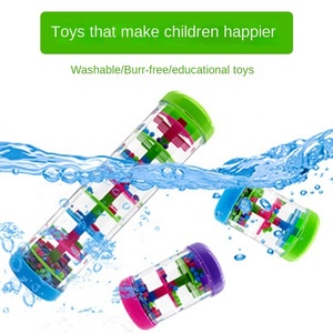 Rattle Ống mưa dính bé Rattle rainmaker đồ chơi mưa âm thanh bắt tay đồ chơi trẻ sơ sinh nắm đồ chơi - Product Image 2