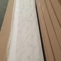 Dalles de plafond et panneaux muraux en PVC imitation marbre blanc pour salle de bain et douche, revêtement mural - Grande vente au Royaume-Uni