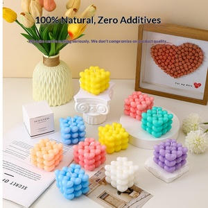 Vela Aromática en Forma de Corazón, Sin Humo, Hecha a Mano con Cera de Parafina y Soya, Regalo para San Valentín y Tanabata - Product Image 1