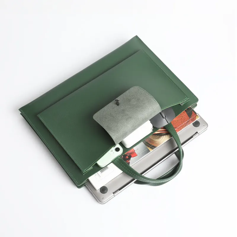 ISO / Sedex 4P מוסמך מפעל עמיד למים PVC עור מחשב נייד שרוולים נשים/גבר תיק מחשב נייד & מכסה