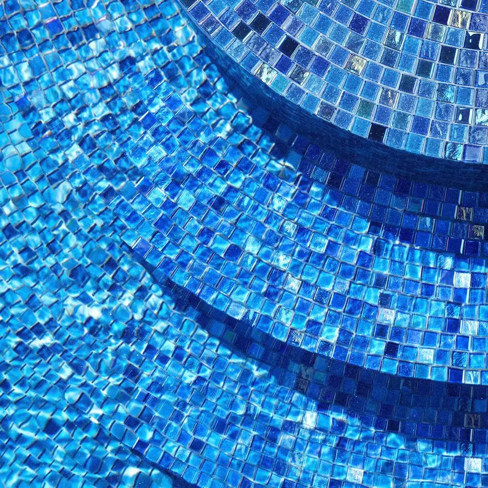 Wholesale Rainbow Iridescent wirkung Spa/sauna bereich schwimmbad fliesen mosaik
