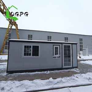 <span class=keywords><strong>Maison</strong></span> conteneur pliable extensible de 20 pieds avec système à double aile qui se transforme en espace de vie spacieux lorsqu'elle est repliée - Product Image 2