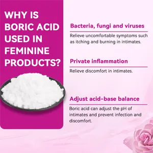 Chinaherbs Female Vaginal Boric Acid Foam Wash Natural Gentle Ingredients Promotes Natural Moisture Yoni Wash Gel