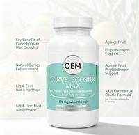 Curve Booster Max Aguaje Fruitpulp Poeder Capsules 650mg 100 stuks Kruiden OEM Voedingssupplement