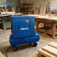 Compresseur d'air à vis Mikovs 2 en 1 de haute qualité 2,2 kW 3 kW 4 kW 5 kW 5,5 kW 7,5 kW 8 kW 220 V 380 V PM pour la réparation automobile