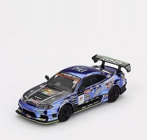 MINIGT 1:64 Nissan Silvia S15 n ° 46, modello di auto in lega, 857 - Product Image 2