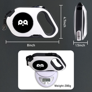 Correa Retráctil Ajustable de Nailon para Perros, 400 cm de Largo, 10 mm de Ancho, para Entrenamiento y Control de Tráfico, Varios Colores, Diseño Simple y Clásico - Product Image 5