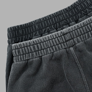 Pantaloncini <span class=keywords><strong>Bermuda</strong></span> da <span class=keywords><strong>Uomo</strong></span> in Cotone Lavato Vintage Personalizzati OEM, a Vita Media, Lunghi fino al Ginocchio, Abbigliamento all'Ingrosso, Pantaloncini Corti Neutri - Product Image 4