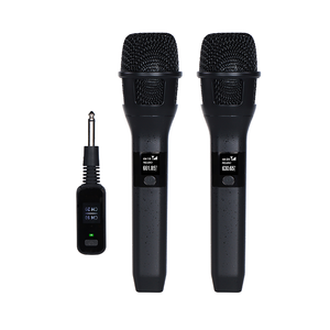 Micrófono Inalámbrico Profesional de Alta Calidad de Sonido, 1 a 2, para <span class=keywords><strong>Karaoke</strong></span>, Hogar, Exteriores, Transmisión <span class=keywords><strong>en</strong></span> Vivo, Universal - Product Image 3