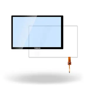 Yunlea Multi Toque Transparente Vidro CTP 7 Polegadas Pcap Touch Screen Painel