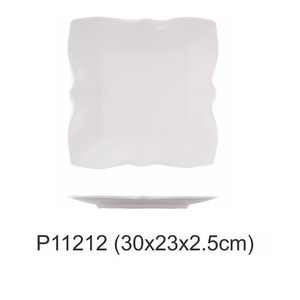 Platos Rectangulares de Melamina Yangge, Resistentes al Calor, Bandejas de Servicio para Hotel, Irrompibles, Color Sólido P11210 P11214 P11212 - Product Image 3
