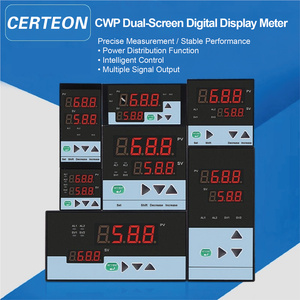 Bộ điều khiển kỹ thuật số màn hình kép thông minh đo nhiệt độ áp suất mức 4 20 mA RS485 rơle cảnh báo - Product Image 2