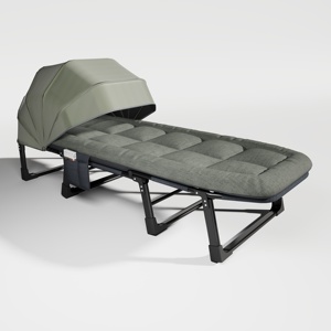 Nouveau design de lit de <span class=keywords><strong>camping</strong></span> réglable pliable et léger pour l'extérieur avec auvent pour les loisirs, le <span class=keywords><strong>camping</strong></span>, la randonnée et la pause du midi. - Product Image 3