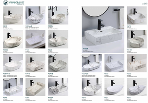 Fregaderos de baño de diseño moderno de artículos sanitarios Chaozhou, accesorios de lavabo de encimera de cerámica - Product Image 6