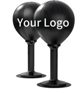 Saco de Boxeo de Escritorio para Aliviar el Estrés con Ventosa, Bola de Boxeo de Mesa, Juguete Antiestrés para Reflejos y Tensión - Product Image 1