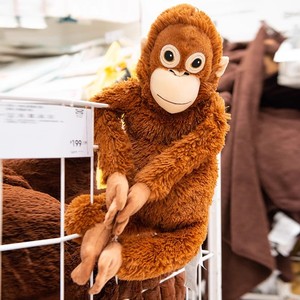 Jouets en peluche populaires pour le commerce transfrontalier : Poupée singe gorille, Poupée singe miniature de simulation, Poupée orang-outan - Product Image 4