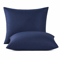 Housse de coussin personnalisée en polyester brossé avec fermeture enveloppe, installation facile, approvisionnement direct usine