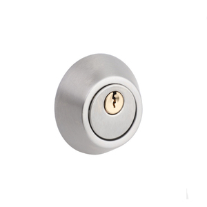 Serrure de sécurité pour porte d'entrée, pêne dormant à cylindre unique, couleur argent, avec clés - Product Image 1