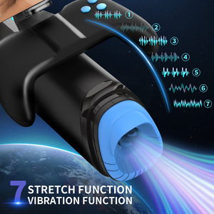 AIERSHA Nouveau Masturbateur Automatique Rétractable Vaginal et Télétactile avec Écran <span class=keywords><strong>Vidéo</strong></span>, Vibration et Aspiration - Product Image 4