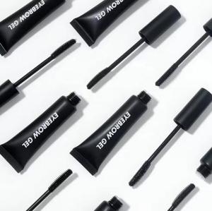 Tube vide de <span class=keywords><strong>mascara</strong></span> avec logo personnalisable en gros avec tête de brosse tuyau de colle à sourcils noir emballage cosmétique - Product Image 3