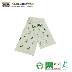 Biodegradable <b>Bag</b> Made From Cornstarch PLA,BAT <b>Compostable</b> <b>Bag</b> Shopping Plastic T Shirt <b>Bag</b> - Product Image 5