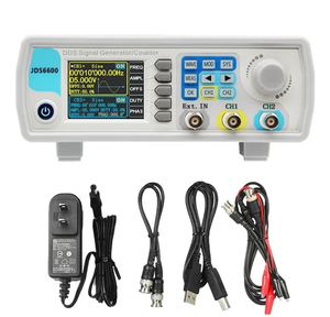 JDS6600 15/30/40/50/60MHz Dual CH DDS Generador de señal Función de contador Generador de pulsos de forma de onda arbitraria Enchufe de alimentación de EE. UU. - Product Image 1